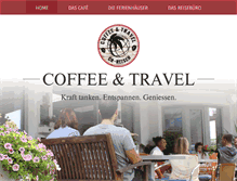 Tablet Screenshot of coffee-and-travel.com